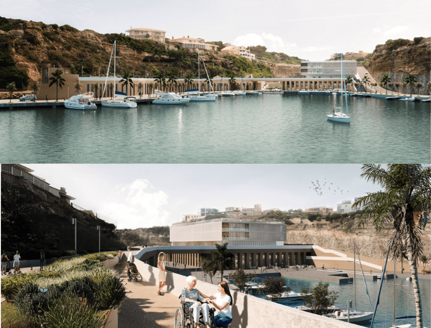 tercer lloc en el Concurs per a la ordenació i urbanització de Cala Figuera (Port de Maó)