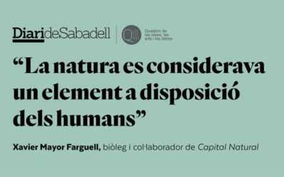 «Conseqüències i responsabilitats de la poca traça de l’antropocentrisme en la crisi del planeta», artículo en el Diari de Sabadell